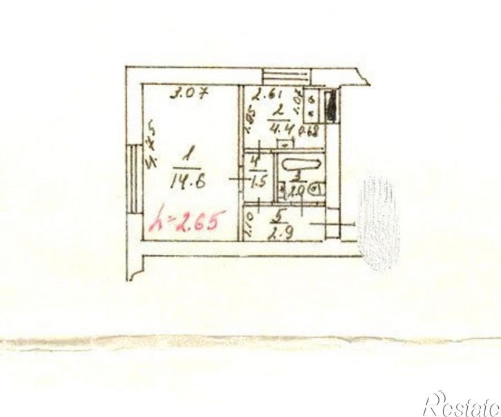 1-комн квартира 1-я Краснодарская улица, 92