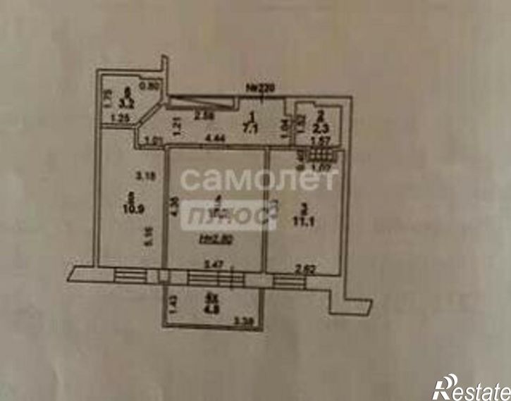 2-комн квартира Ростов-на-Дону, переулок Коблова, 4