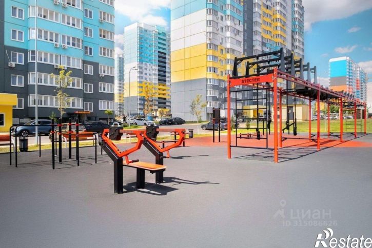 2-комн квартира в новом доме улица Юрия Дубинина, 1