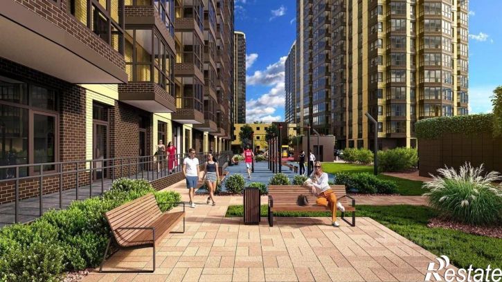 3-комн квартира в новом доме Кировский проспект