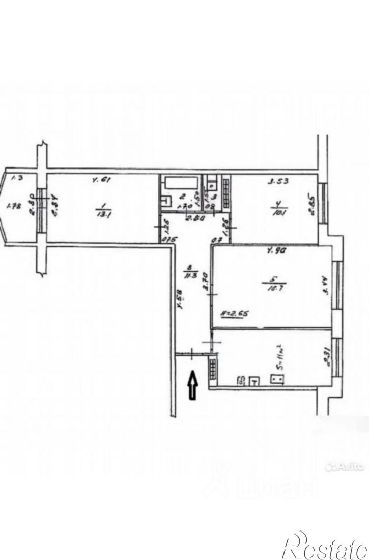 3-комн квартира ул Мечникова, 77/1,  д. 77/1