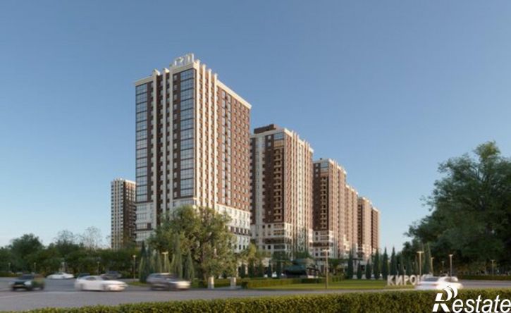 1-комн квартира в новом доме улица Текучёва, 204Б/6