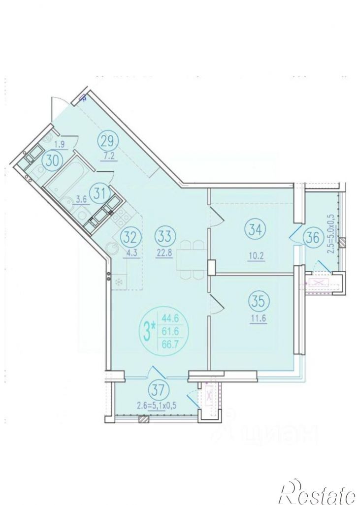 3-комн квартира в новом доме ул Зорге, 21Л,  д. 21Л