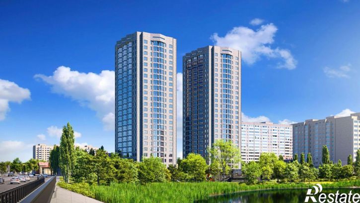 2-комн квартира в новом доме пр-кт Космонавтов, 1в 1,  д. 1в 1,  к. 1