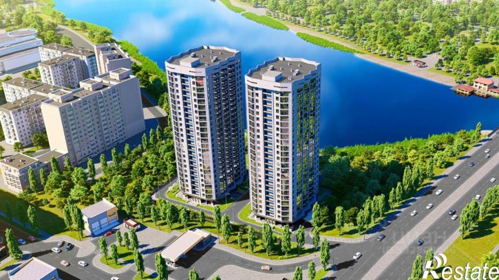 2-комн квартира в новом доме пр-кт Космонавтов, 1в 1,  д. 1в 1,  к. 1
