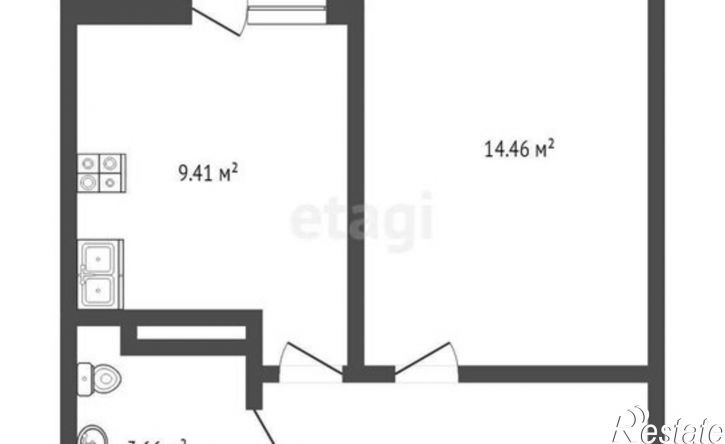 1-комн квартира ул Зорге, 11в,  д. 11в