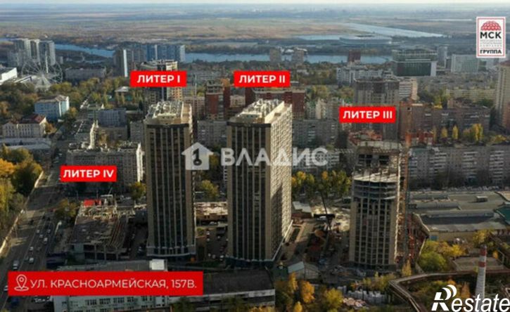 3-комн квартира ул Красноармейская, 157В/83,  д. 157В/83