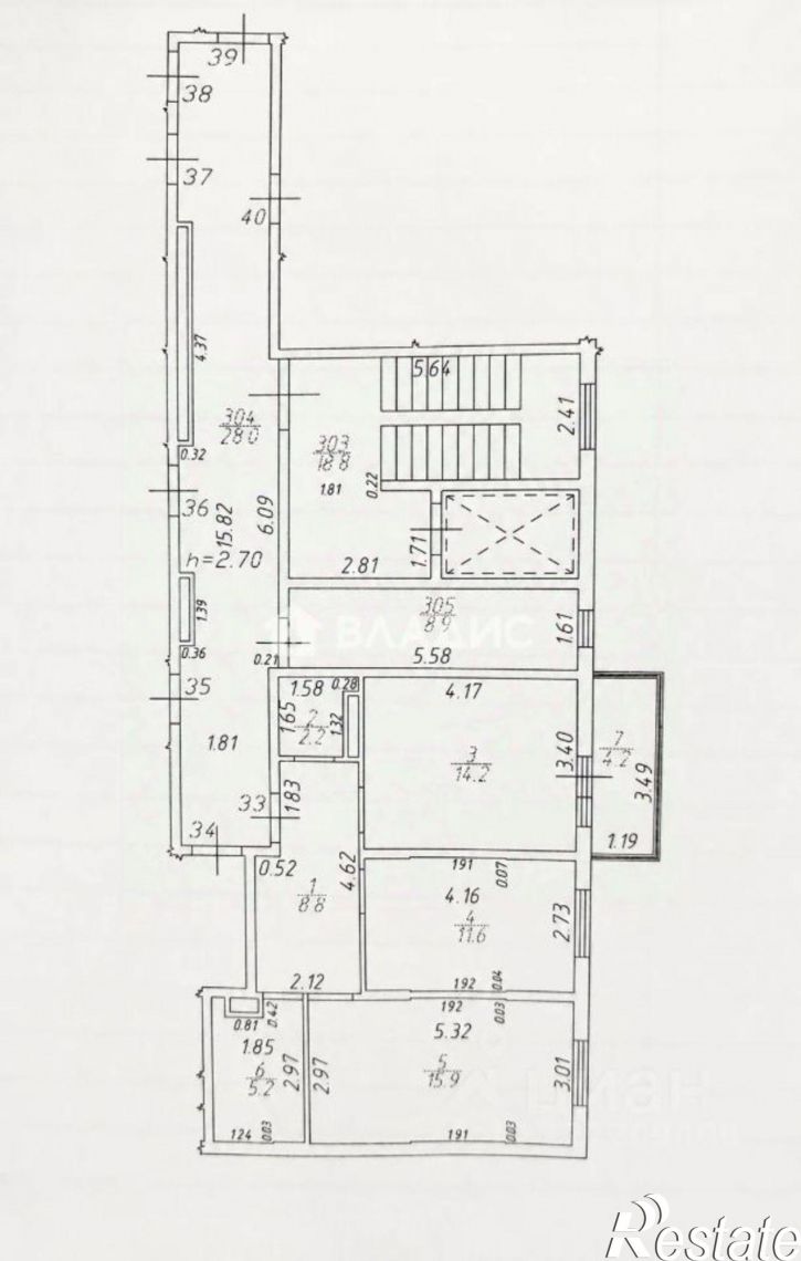 2-комн квартира проспект Маршала Жукова, 18
