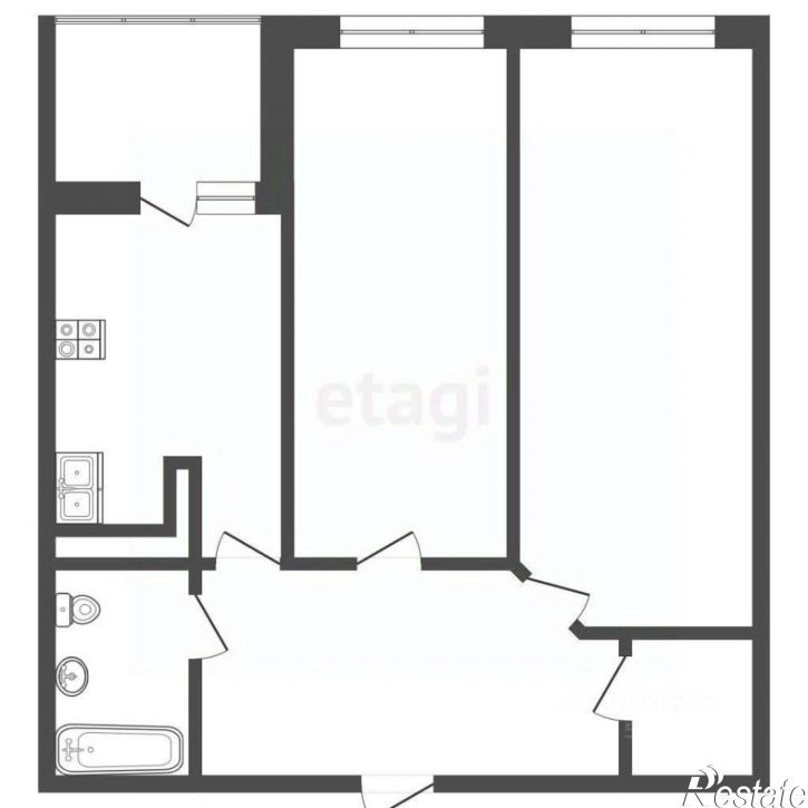 2-комн квартира ул Городовикова, 36,  д. 36