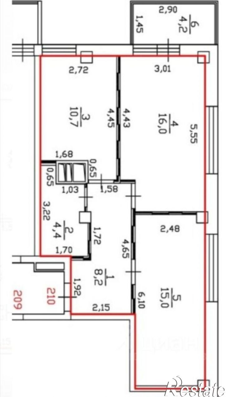 2-комн квартира ул Раздорская, 2А,  д. 2А