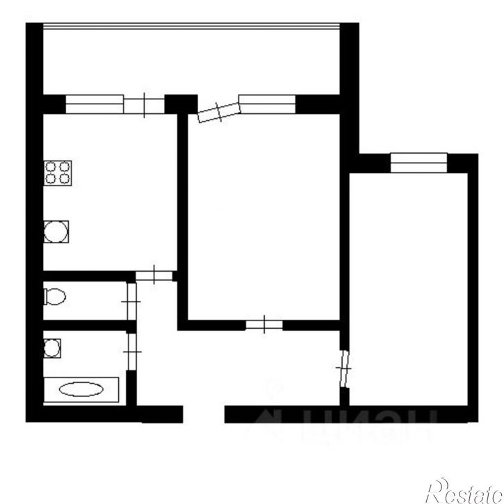 2-комн квартира Кировский пр-кт, 75,  д. 75