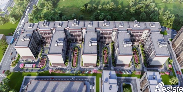 1-комн квартира в новом доме ул Вересаева, 103в 2,  д. 103в 2,  к. 2
