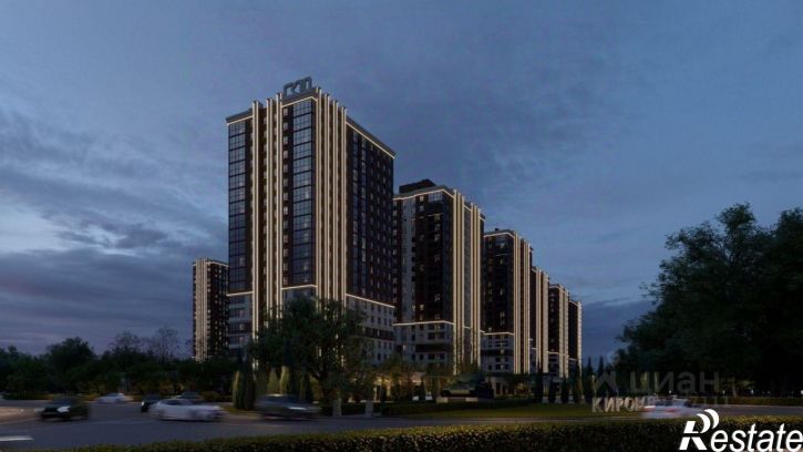 2-комн квартира в новом доме Театральный пр-кт, 127,  д. 127