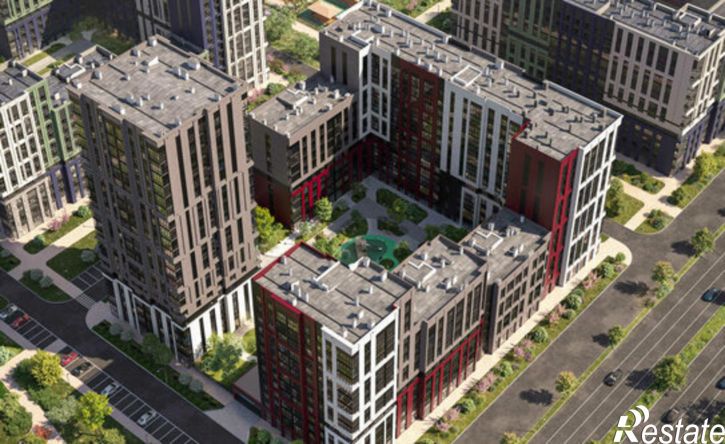 2-комн квартира в новом доме Берберовская улица, 25с2