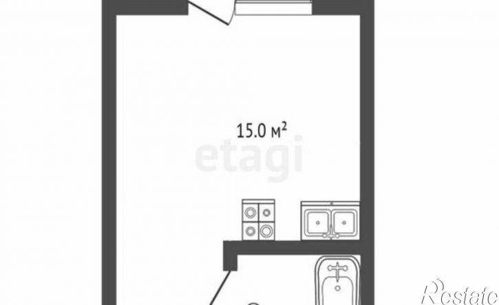 1-комн квартира б-р Комарова, 30 2,  д. 30 2,  к. 2