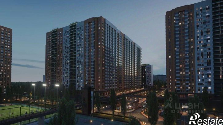 3-комн квартира в новом доме ул Нансена, 109/7,  д. 109/7