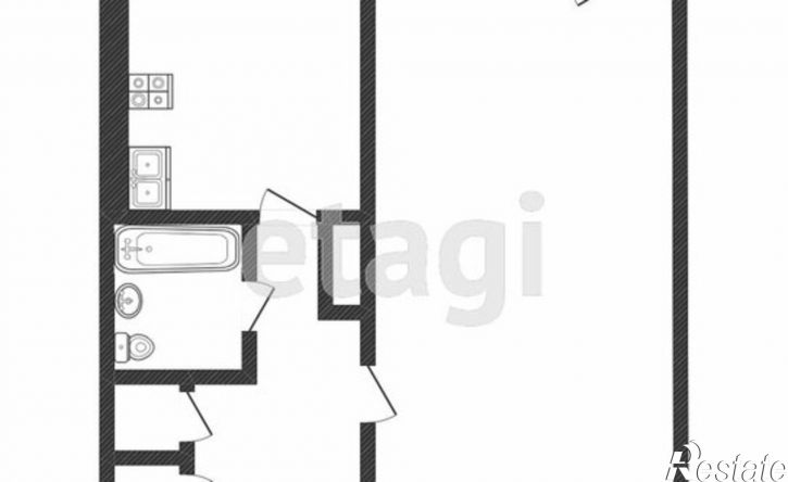 1-комн квартира ул Туполева, 18,  д. 18