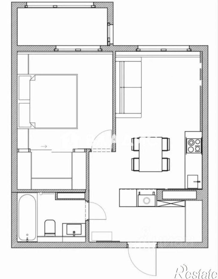 2-комн квартира ул Максима Горького, 295,  д. 295