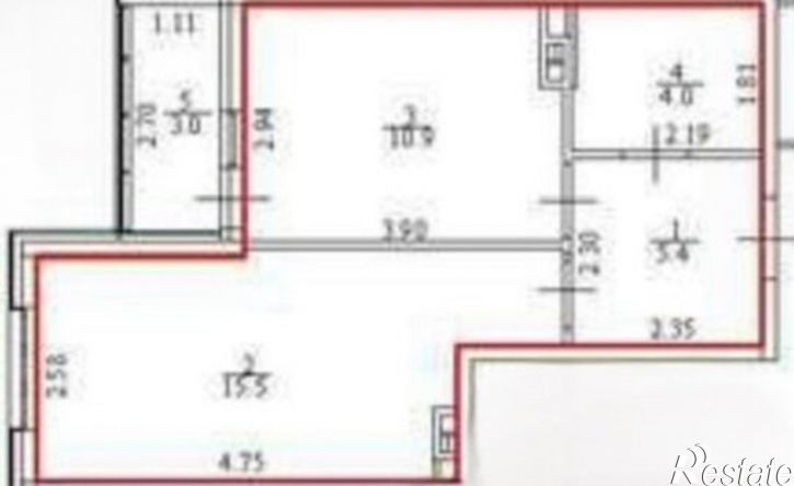 1-комн квартира улица Назарько, 2/25,  д. 2/25