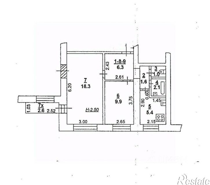 2-комн квартира проспект Соколова, 81 к1,  д. 81 к1