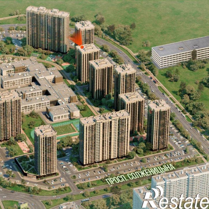 1-комн квартира в новом доме улица Ерёменко, 113,  д. 113