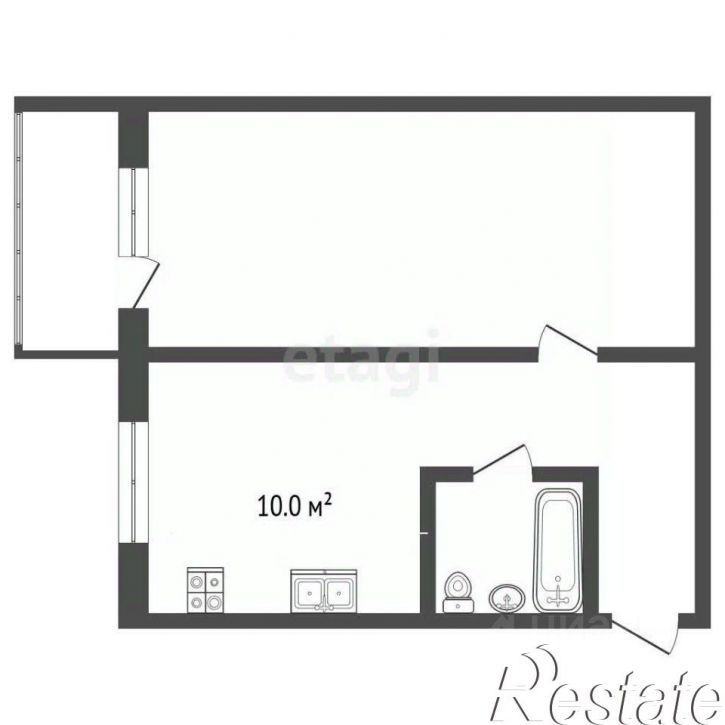 1-комн квартира проспект Шолохова, 292 к1,  д. 292 к1