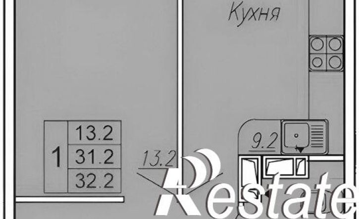 1-комн квартира улица Нансена, 83 с3,  д. 83 с3