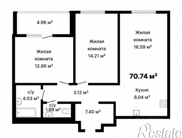 2-комн квартира бульвар Комарова, 28,  д. 28