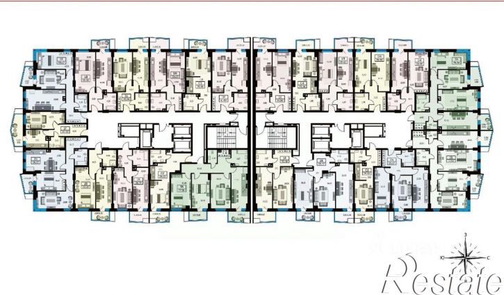 3-комн квартира в новом доме 23-я линия, 54 с5,  д. 54 с5