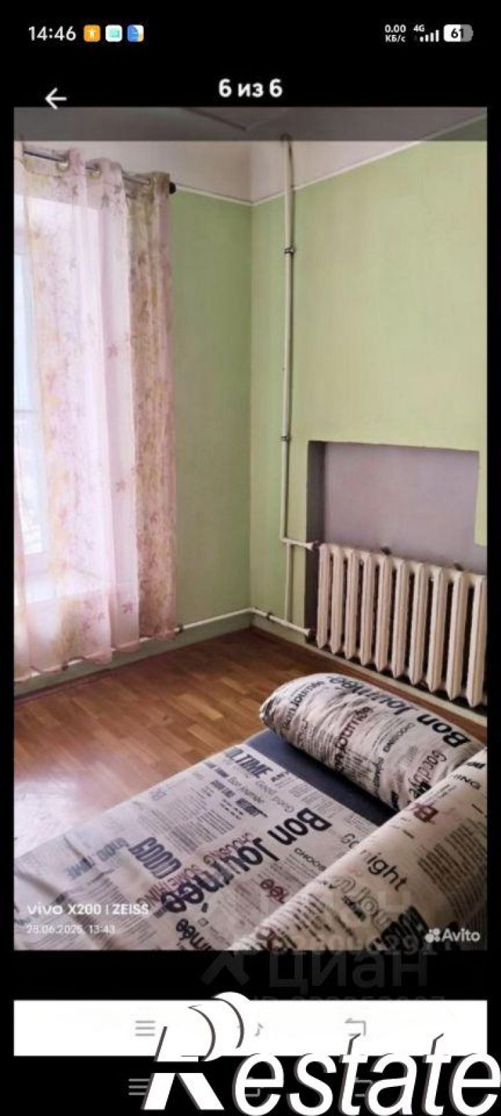 Комната улица Седова, 3,  д. 3