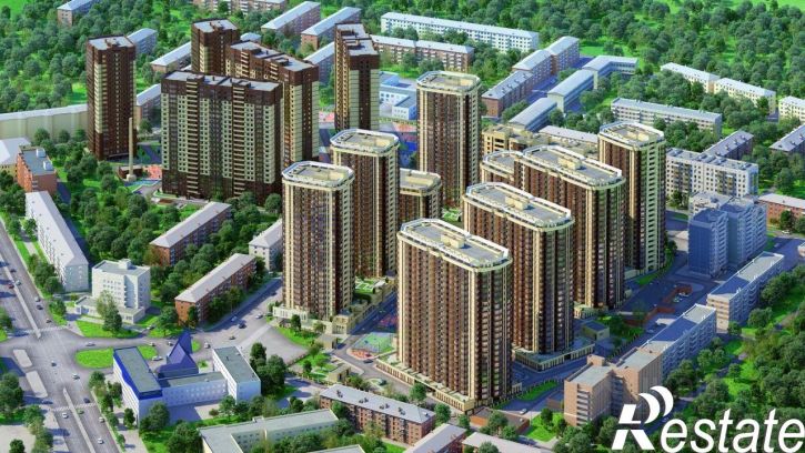 1-комн квартира в новом доме улица Ларина, 45 с5,  д. 45 с5