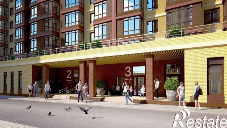1-комн квартира в новом доме улица Ларина, 45 с5,  д. 45 с5