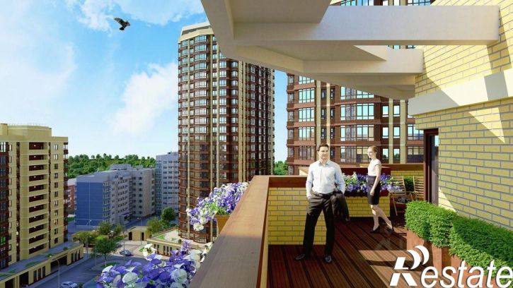 1-комн квартира в новом доме улица Ларина, 45 с5,  д. 45 с5