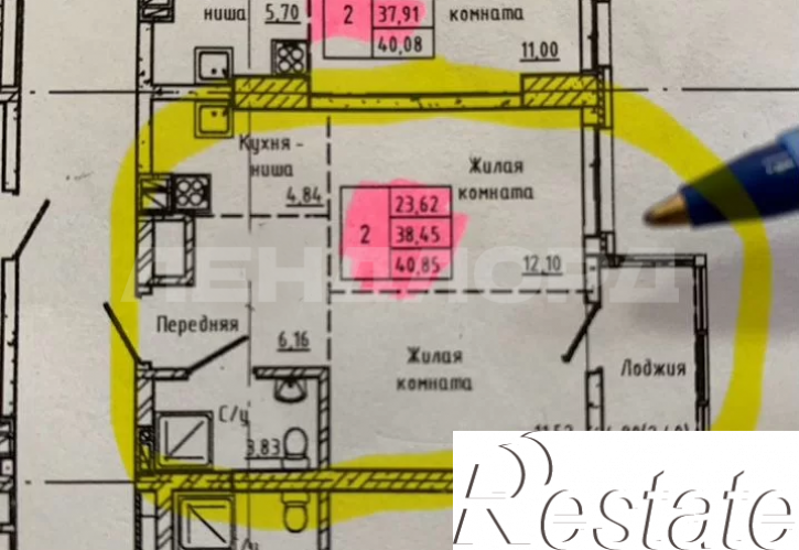 2-комн квартира Привокзальная улица, 3/1