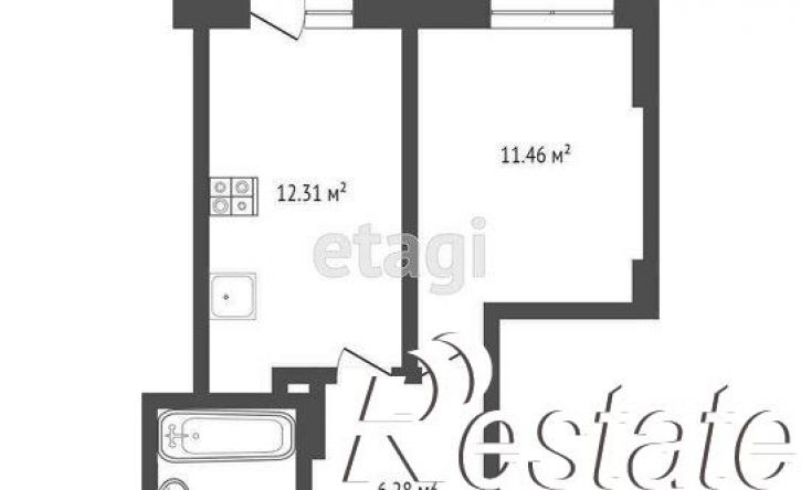 1-комн квартира 23-я линия, 54 с4,  д. 54 с4