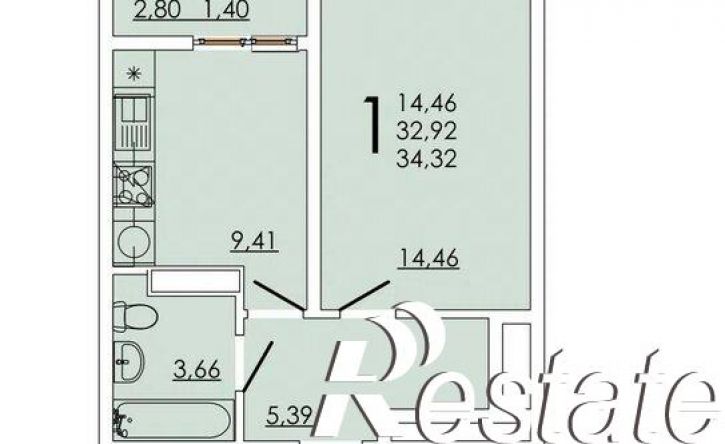 1-комн квартира улица Зорге, 11В,  д. 11В