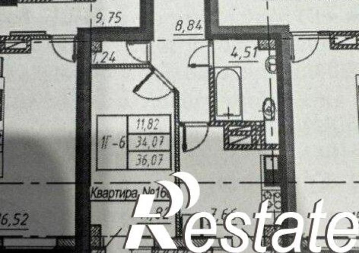 1-комн квартира улица Ларина, 6 к1,  д. 6 к1