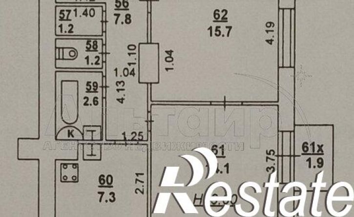 2-комн квартира Халтуринский переулок, 46А,  д. 46А