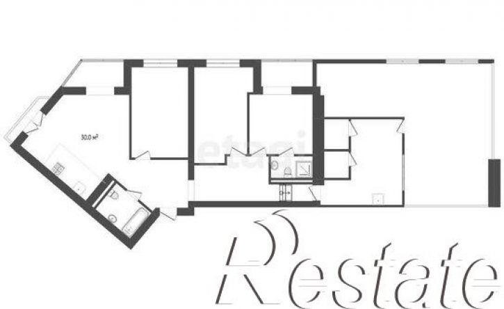 4-комн квартира Измаильский переулок, 39,  д. 39