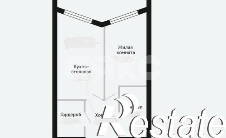 1-комн квартира улица Каяни, 20Б,  д. 20Б