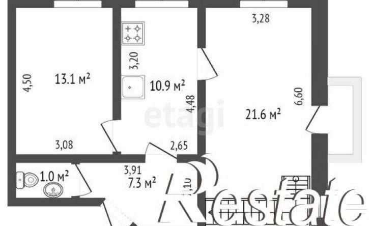 4-комн квартира переулок Энергетиков, 3А,  д. 3А